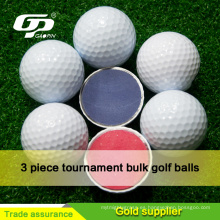Pelota de golf de alta calidad para torneos 2/37/4 surlyn y pelotas de golf PU
